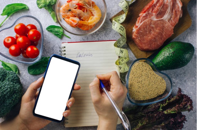 étiquettes alimentaires calories téléphone crevette tomates viandes